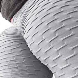 ⭐️2 for 30⭐️ TikTok Honeycomb Light Gray Anti Cellulite Scrunch But Leggings